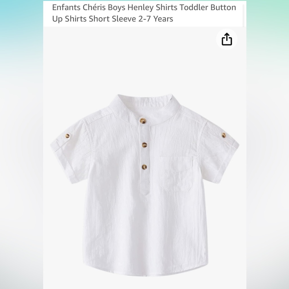 Boys Henley Shirt